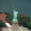 Statue of Liberty seen from above