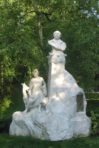 Ferdinand Fabre monument, Jardin du Luxembourg, Paris