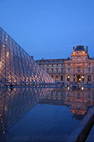 Louvre at night