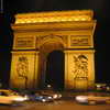 Arc de Triomphe at night