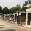 Row of graves at Père-Lachaise