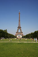 Eiffel Tower seen from Champ de Mars, Paris