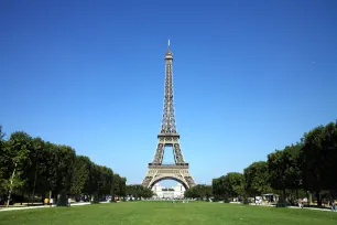 The Eiffel Tower seen from Champ de Mars