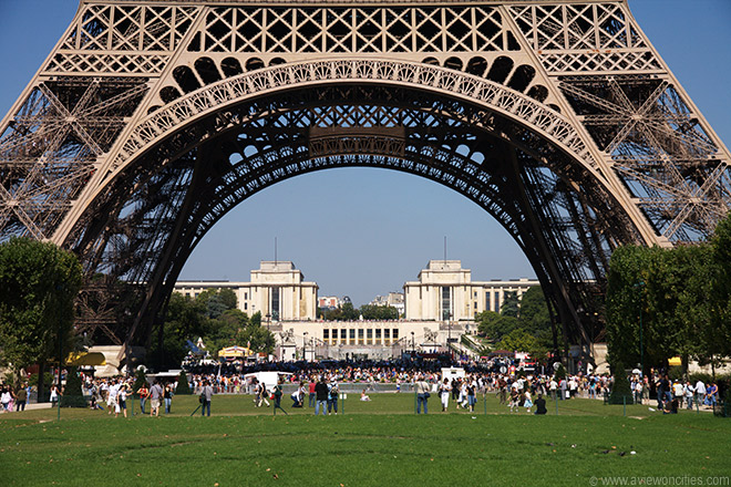 Palais de Chaillot seen from Champs de Mars