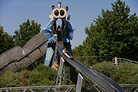 Dragon slide at the Parc de la Villette in Paris, France