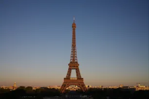 Eiffel Tower in the evening