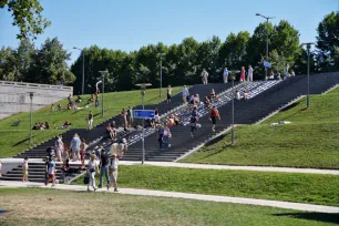 Cascade at the Parc de Bercy