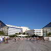Greenhouse pavilions and fountain, Parc Andr� Citroen