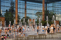 Fountain in Andre Citroen Park
