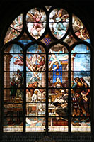 Stained Glass Window, Saint-Eustache Church, Paris