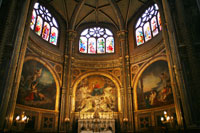Apse of the Saint-Eustache Church in Paris