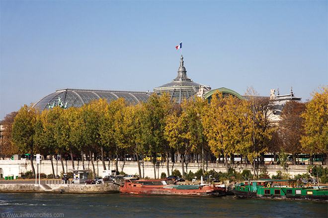 View from across the Seine River