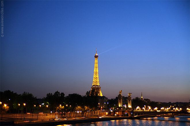 Eiffel Tower at night