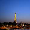Eiffel Tower at dusk