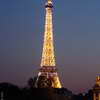 Eiffel Tower at dusk