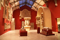Plaster casts in the Cité de l'Architecture et du Patrimoine in Paris