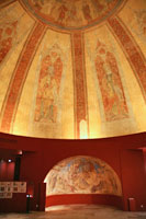 Wall painting in the Cité de l'Architecture in Paris