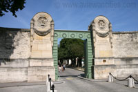 Main entrance to Pere-Lachaise