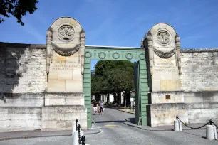 Main entrance to Pere-Lachaise, Paris