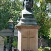 Grave and bust of Honoré de Balzac, Père-Lachaise cemetery