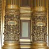 Detail of columns in the Grand Foyer, Opéra Garnier