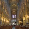 Main nave of the Notre-Dame de Paris