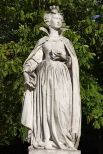Statue of Marie Stuart, Queen of France, in the Jardin du Luxembourg
