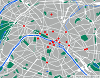 Overview of squares in Paris