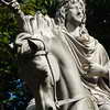 Detail of the statue of Louis XIII