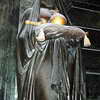 Statue at the entrance of the Crypt