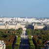 Louvre seen from the Arc de Triomphe
