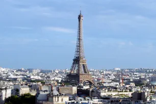 Eiffel Tower seen from the Arc de Triomphe