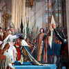 Joan of Arc at king Charles VII's coronation in Rheims