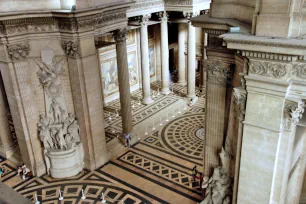 View from the gallery of the Pantheon in Paris