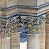 Detail of the Corinthian pillars