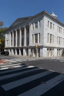 West façade of the Merchants' Exchange Building in Philadelphia