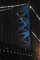 Benjamin Franklin Bridge at night