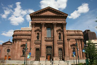 Front facade of the Saints Peter and Paul Cathedral Facade, Philadelphia