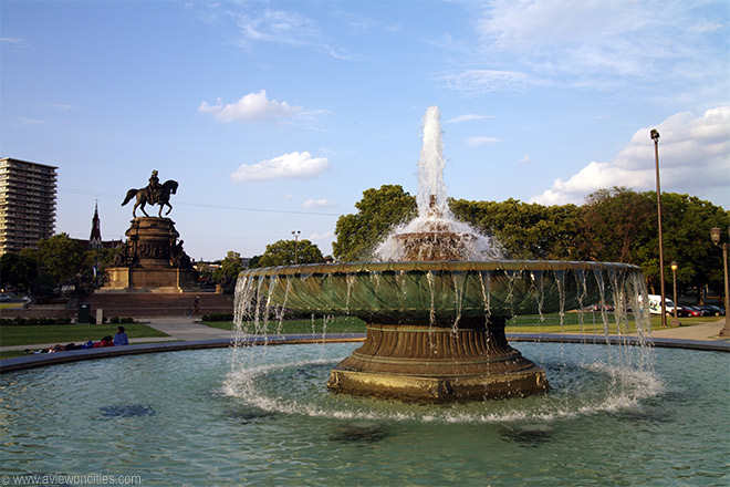 Fountain at Eakins Oval