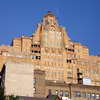 The ornamented top of The Drake