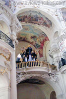 Inneres St.-Nikolaus-Kirche in Prag