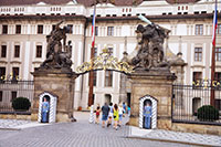 Main entrance to the Prague Castle