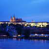 Prague Castle at twilight