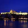 Prague Castle at night
