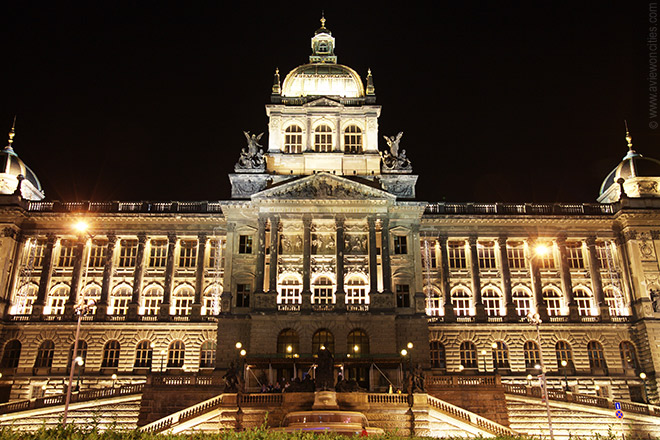 National Museum at night