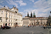 Burchtplein, Praag, Tsjechië