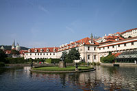 Vijver in de Wallensteintuis, Praag
