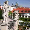 View from Vrtba Garden towards St. Vitus Cathedral