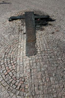 Denkmal für Jan Palach und Jan Zajíc auf dem Wenzelsplatz vor dem Nationalmuseum