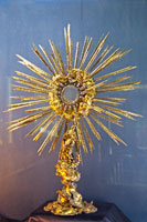 Prague Sun, a monstrance in the treasury of Loreto